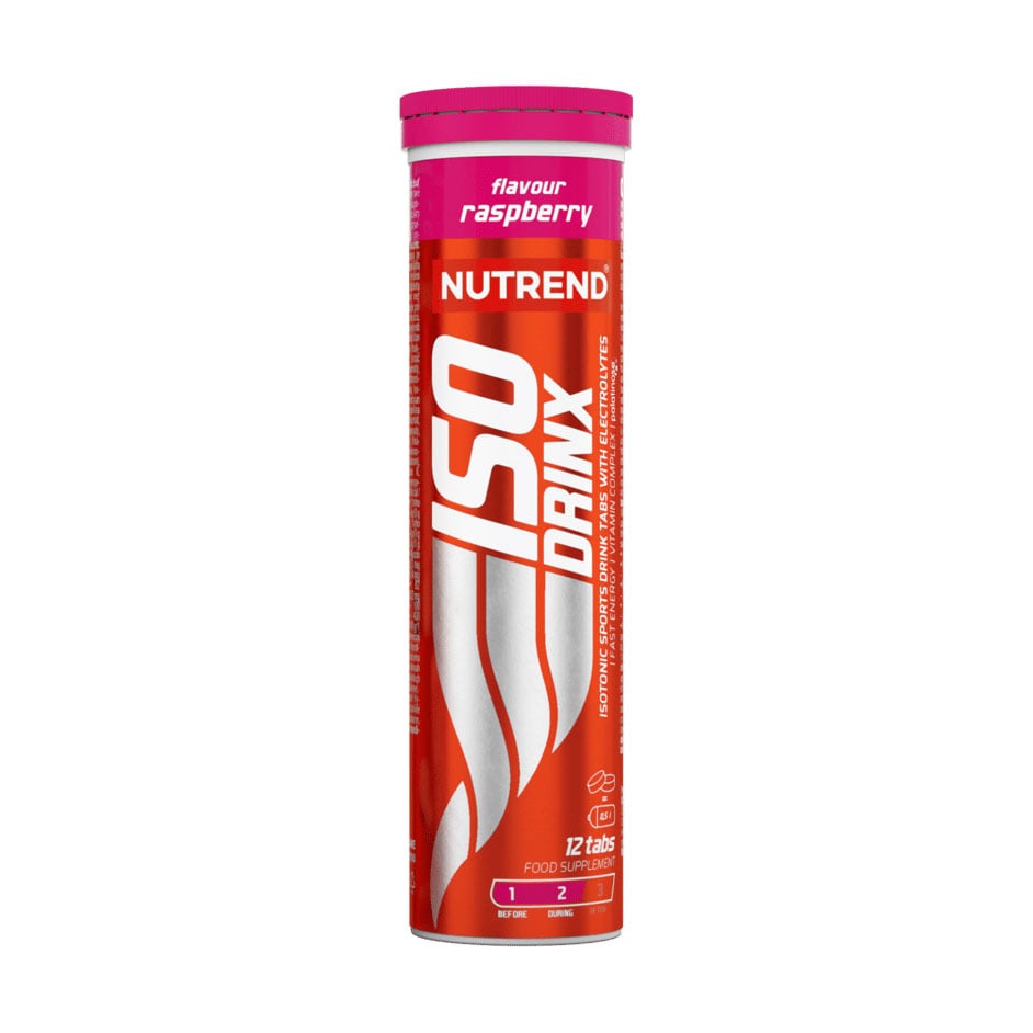 Ізотонік Nutrend IsoDrinx Tablets Raspberry, 12 шт
